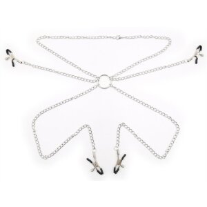 KINKgear Quattuor Nipple and Intimate Zone Clamps Silber