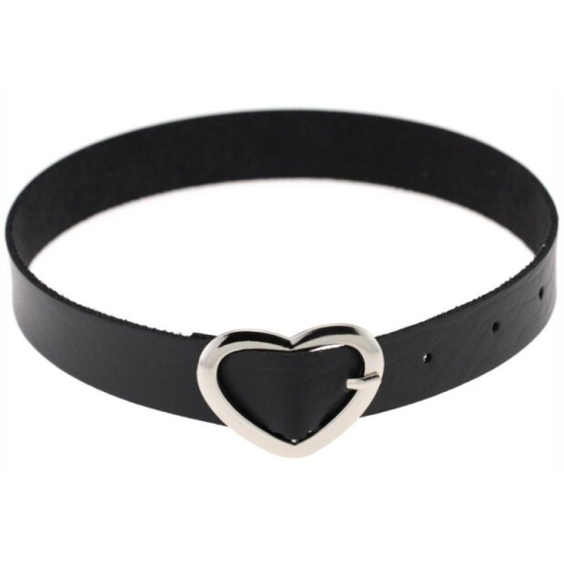 Joy Jewels Heart Attach Necklace Black