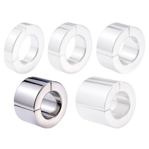 MenSteel Burton Magnetic Ballstretcher XL Silber