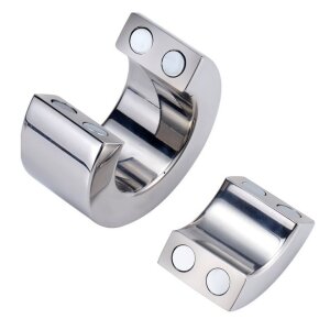 MenSteel Burton Magnetic Ballstretcher XL Silber