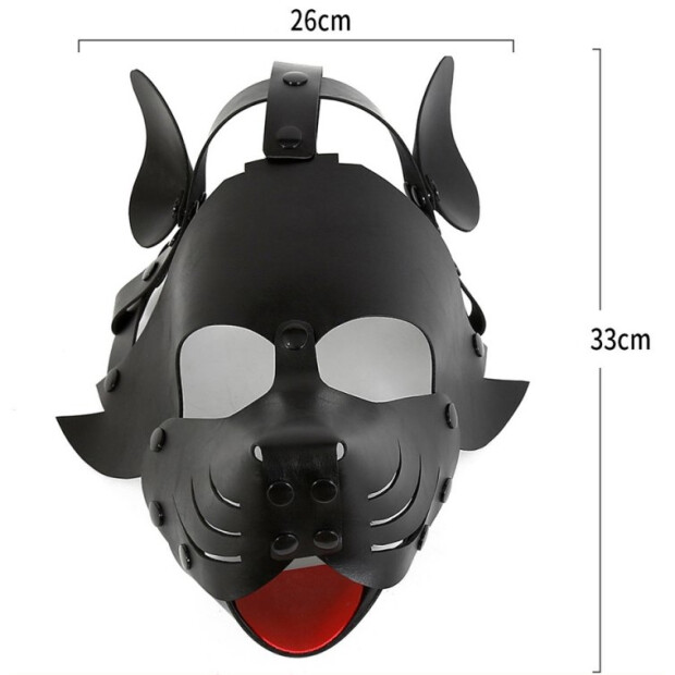 Kinky Puppy Dog Pup Mask Black