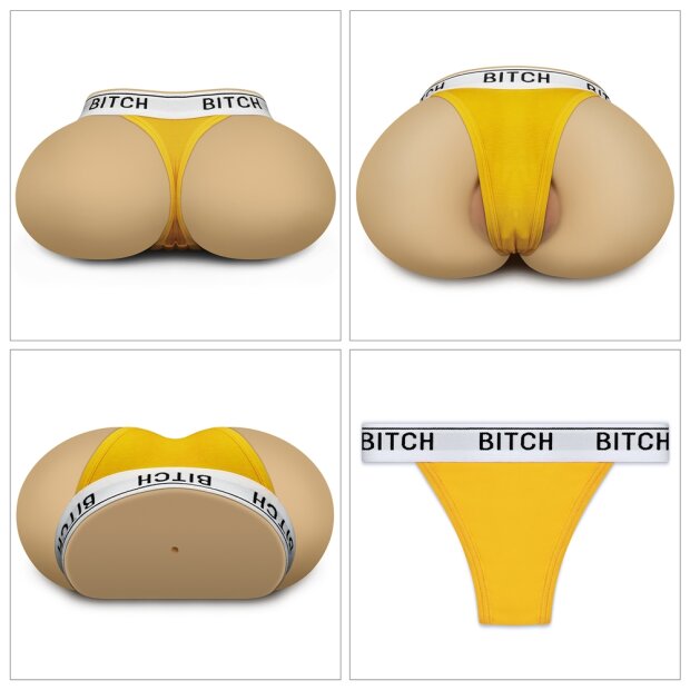 Lovetoy masturbator with anus and vagina opening