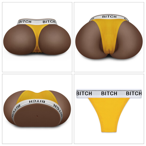 Lovetoy masturbator with anus and vagina opening