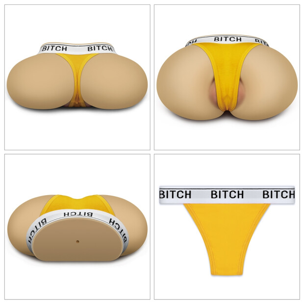 Lovetoy masturbator with anus and vaginal opening