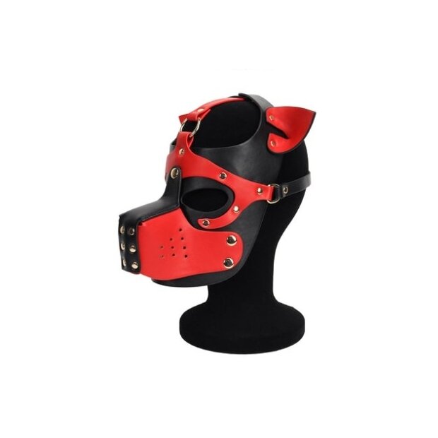 Kinky Puppy Dog Mask Ixo Black-Red