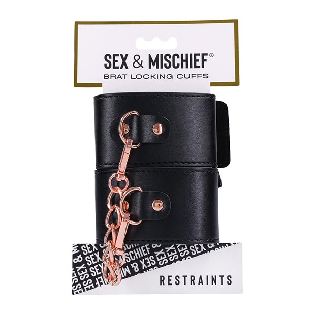 Sportsheets Sex & Mischief Brat Locking Cuffs