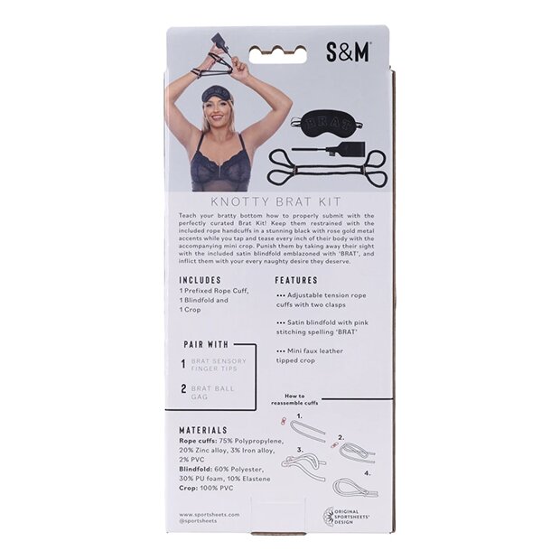 Sportsheets Sex & Mischief Knotty Brat Kit