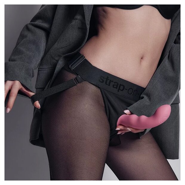 Strap-on-me Tapping Dildo Wave - Coral Pink