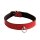 Kiotos Leather Collar Mini O-Ring Red
