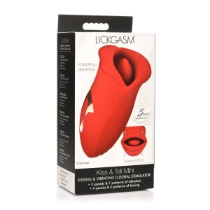 XR Brands Kiss and Tell Silicone Kissing and Vibrating...