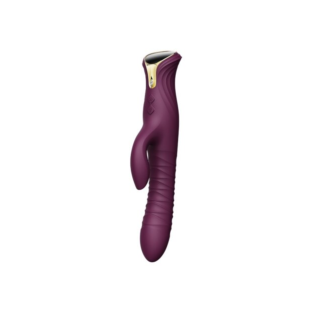 Zalo Vibrateur Mose - Pousse-lapin Violet de velours