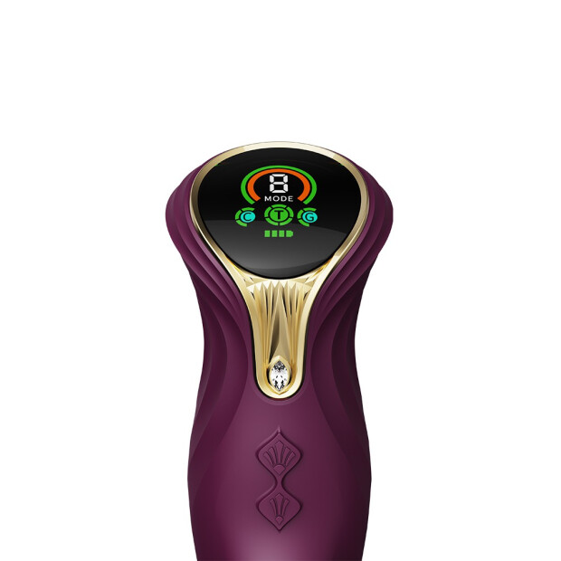 Zalo Vibrateur Mose - Pousse-lapin Violet de velours