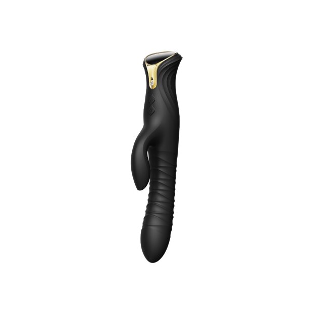 Zalo Vibromasseur Mose - Rabbit Thruster - Noir obsidienne