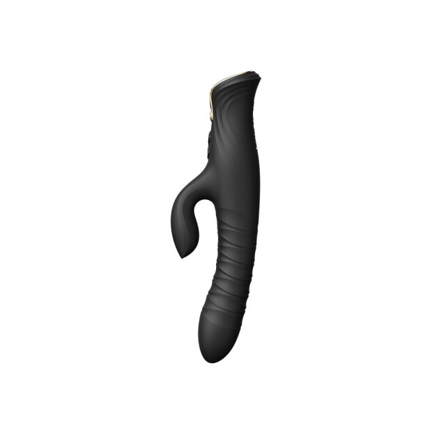 Zalo Vibromasseur Mose - Rabbit Thruster - Noir obsidienne