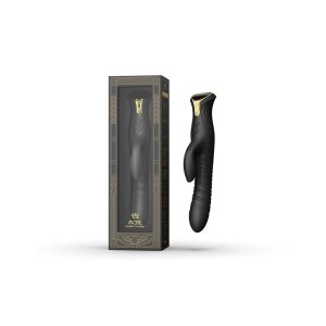 Zalo Vibrator Mose - Rabbit Thruster - Obsidian Black