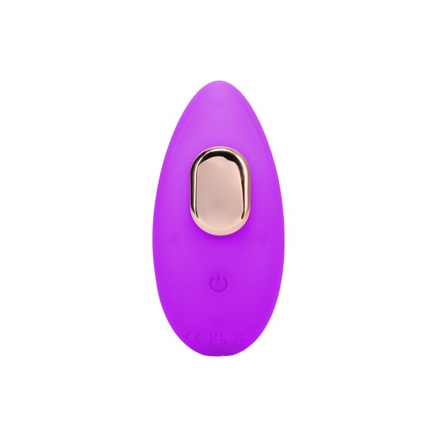 Doc Johnson Magnetic Panty Vibe with Remote Panty Vibrator Lila ⌀ 4,4 cm