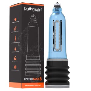 Bathmate HydroMax 8 penis pump blue