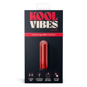 Blush Kool Vibes Rechargeable Mini Vibrator Rot 6,3 cm