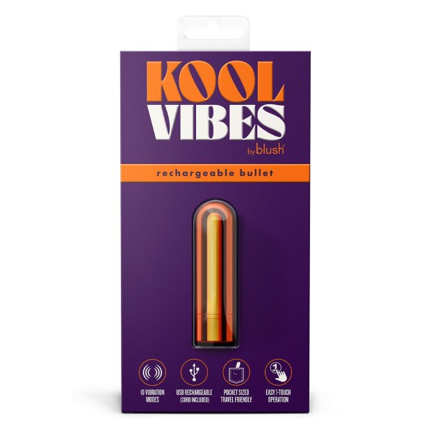 Blush Kool Vibes Rechargeable Mini Bullet Tangerine