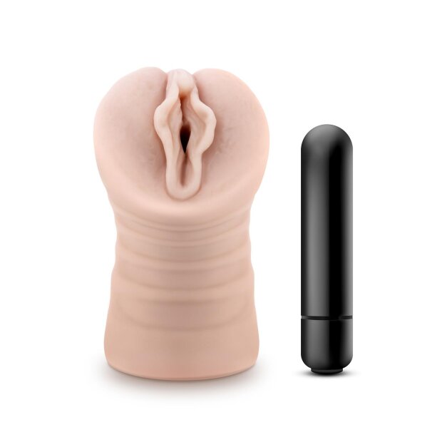 Blush Enlust Destini Vibrating Stroker Vibrator Taschenmuschi