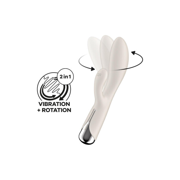 Satisfyer Spinning Rabbit 1 Rabbit Vibrator Beige 19,97 cm
