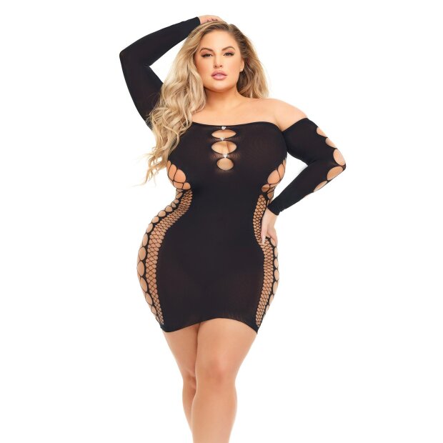 Diamond Drippin Dress Black Queensize