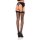 Lace Top Sheer Thigh High W. Backseam, OS