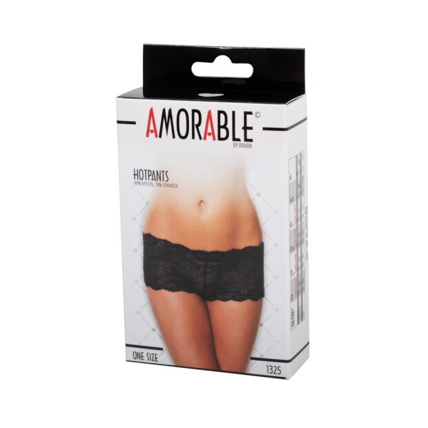 Amorable by Rimba Hot Pants One Size Black