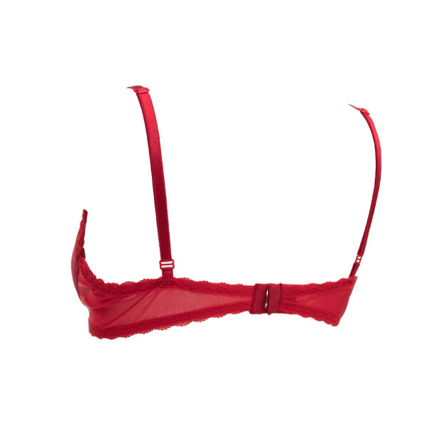 Amorable by Rimba 1/2 Cup Bra Red M