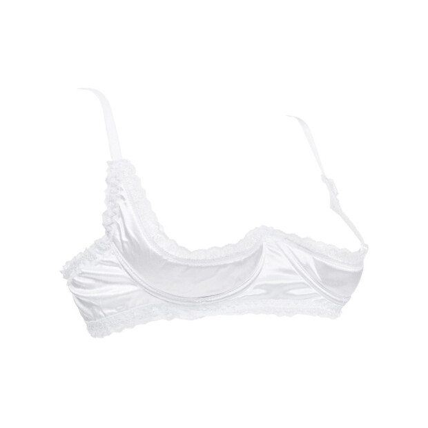 Amorable by Rimba 1/2 Cup Bra White L