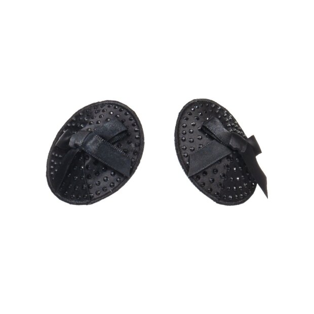 Amorable by Rimba Nipple Covers with bow Black