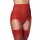 Amorable Garter Belt with G-String and Stockings Red L-XL