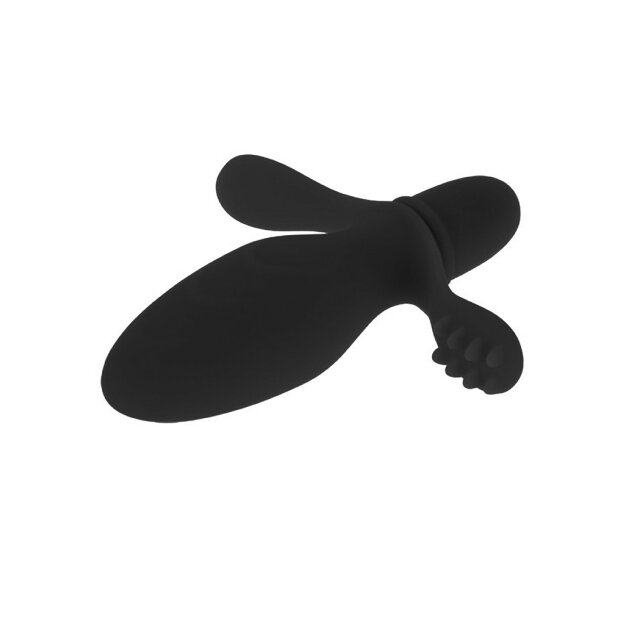 Crazy Bull vibrierender Analplug Fitch Schwarz Ø 3,3 cm