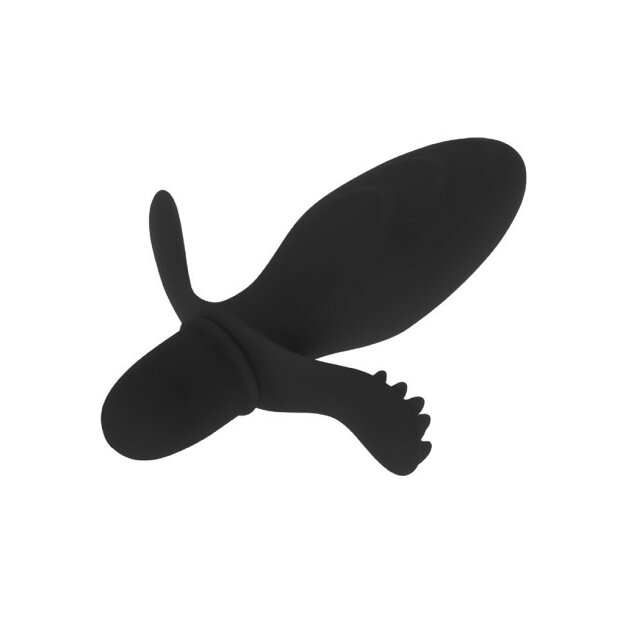 Crazy Bull vibrierender Analplug Fitch Schwarz Ø 3,3 cm