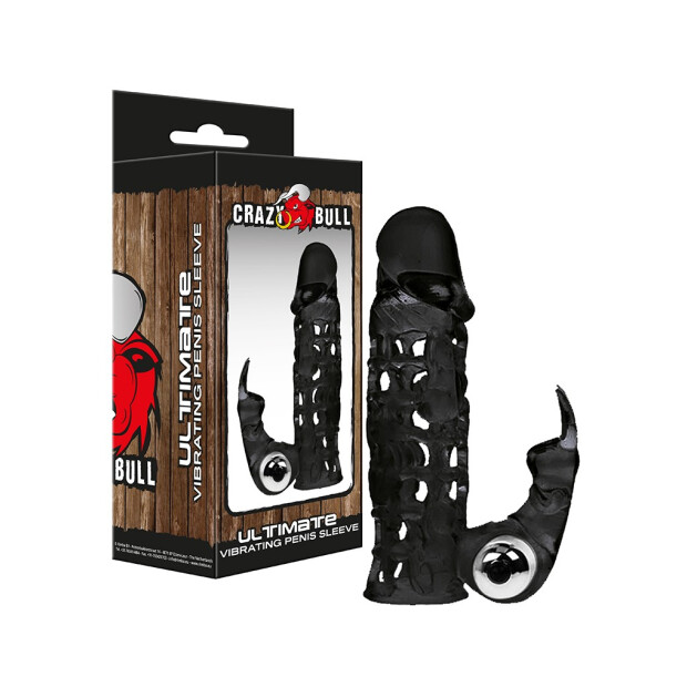Crazy Bull Ultimate Penissleeve Schwarz Ø 3.5 cm