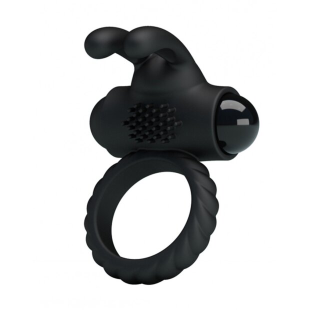 Crazy Bull Eudora vibrating cockring Black Ø 2,5 cm