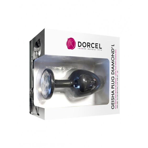 DORCEL Geisha Plug Diamond L Analplug Grau ⌀ 4 cm
