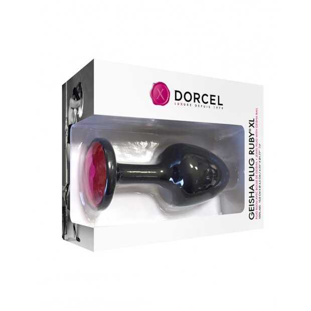DORCEL Geisha Plug Ruby XL Analplug Schwarz ⌀ 4,5 cm