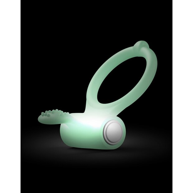 DORCEL glowing cock ring with clitoral stimulation