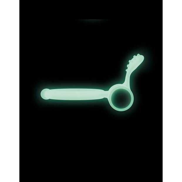 DORCEL glowing cock ring with clitoral stimulation