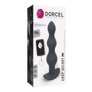 DORCEL Anal Vibrator Deep Secret M Gray 4,4 cm