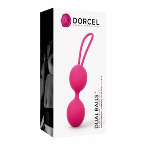 DORCEL  Balles Dual roses 3,6 cm