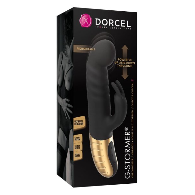 DORCEL Vibromasseur G-Stormer Thrusting Rabbit noir