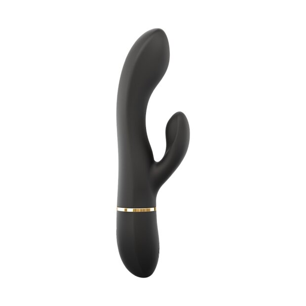 DORCEL Glam Rabbit Vibrator Schwarz 22 cm