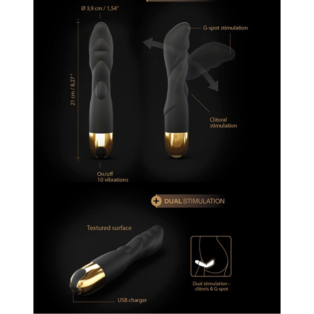 DORCEL Vibromasseur Flexi & Joy noir