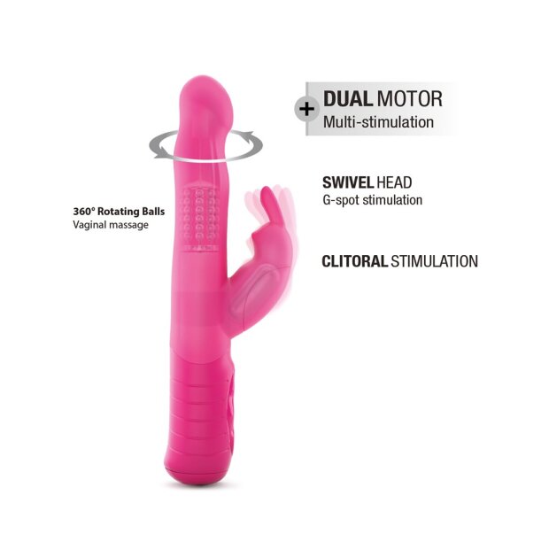 DORCEL Baby Rabbit 2.0 Rabbit Vibrator Pink 22 cm ⌀ 2,9 cm