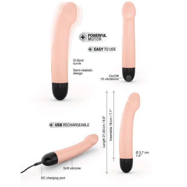DORCEL Vibrator Real Vibration M 2.0 Flesh