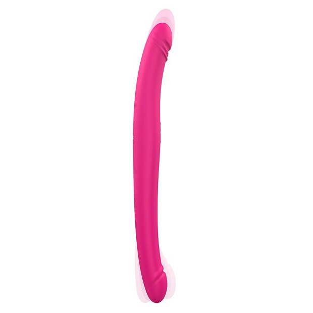 DORCEL Vibrierender Doppeldildo Vibrator Pink 45 cm ø 4,1 cm