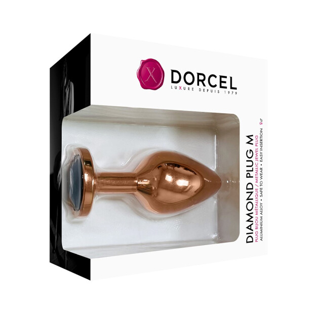 DORCEL Diamant Plug M - Rose 3,4 cm