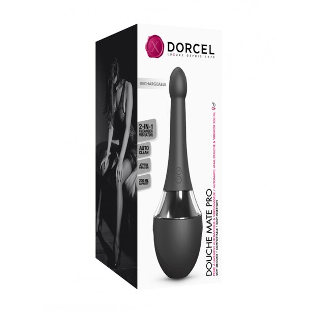 DORCEL Douche Mate Pro Vibrierende Analdusche Schwarz